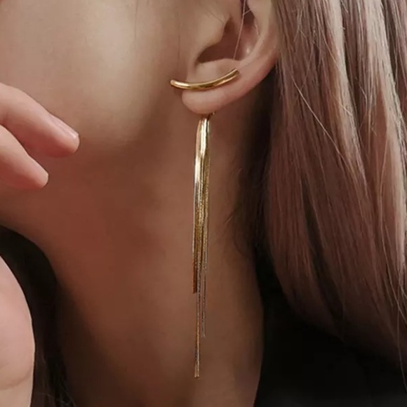 14k Gold Plated Earrings - Picture 2 of 6